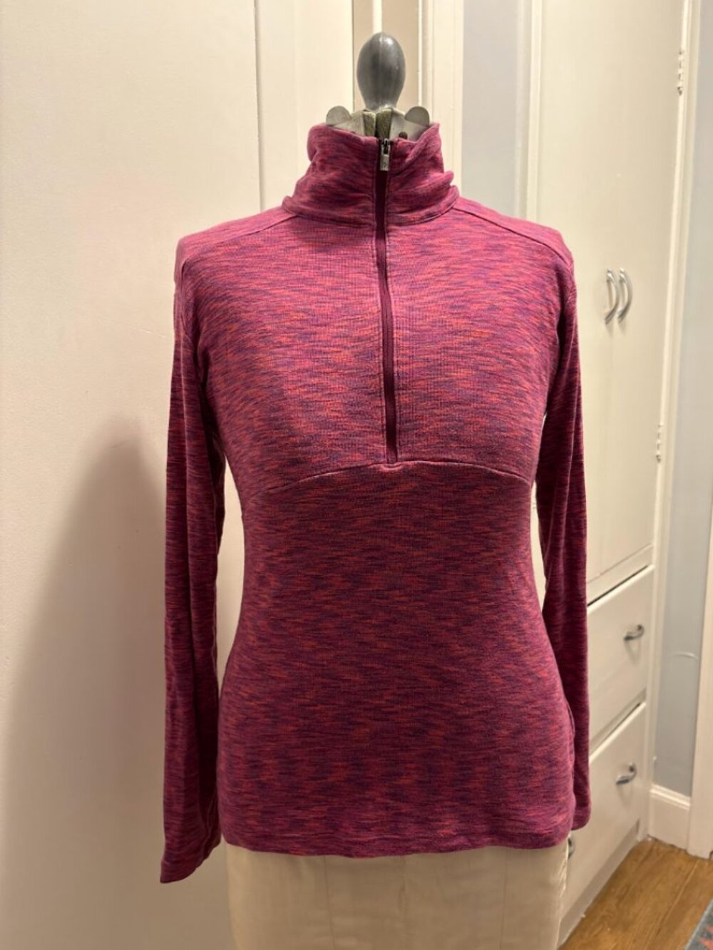 Columbia Lightweight Athletic Half Zip Pullover Pink